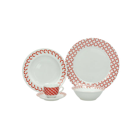 Olimpia Gilda 18 darabos porcelántányér-készlet
