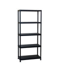 Scaffale Multiuso 5 Ripiani In Plastica 71x35x180cm