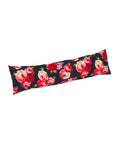 Paraspifferi Nero con Decorazione Rose in Poliestere Morbido e Flessibile