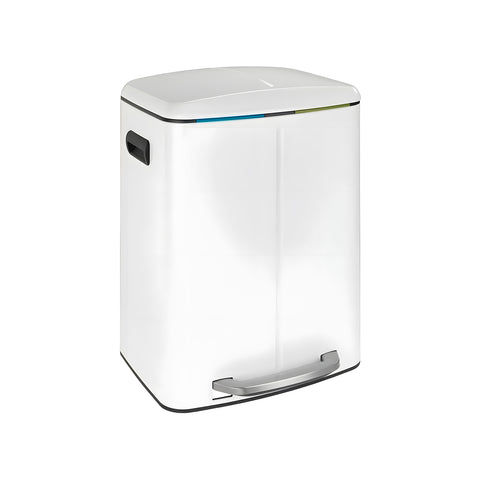 Easy Close Primo fehér szemetes, 2x20l