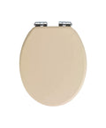 Sedile Wc Cuero Beige In Look Pelle In Mdf