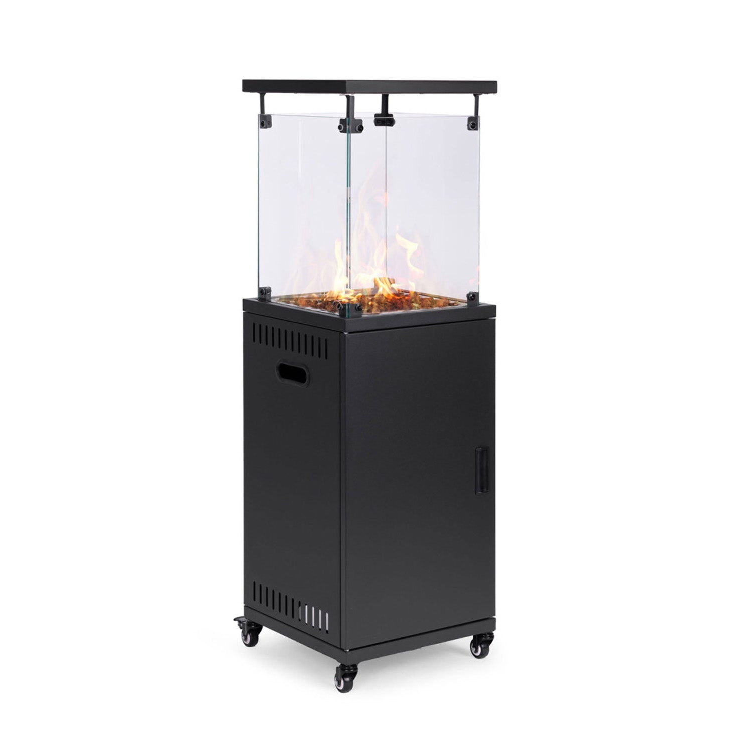 wintem caminetto a gas da esterno con roccia lavica e ruote 12kw ean 8052286432114