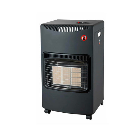 Gázüzemű LPG-kályha 3 teljesítményfokozattal, kerekekkel, 4,2 kW