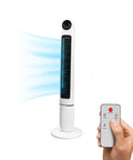 Ventilatore a Torre 120cm con Telecomando e Timer 50W Seth