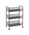 Carrello Organizer 3 Ripiani In Metallo