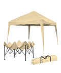 Gazebo 3x3mt per Esterni con Copertura Impermeabile e Telaio in Acciaio