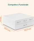 avilia home organizer per cialde e capsule caffe 4 cassetti design salvaspazio ean 8052879010583