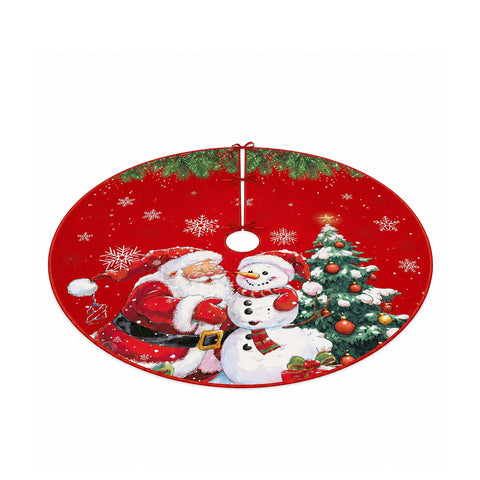 saint joy copri base albero di natale a120 cm in peluche 4 fantasie ean 8050043128331