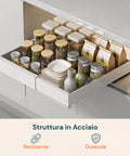 avilia home organizer estensibile per cassetti e dispensa vassoio regolabile multiuso ean 8052879011818