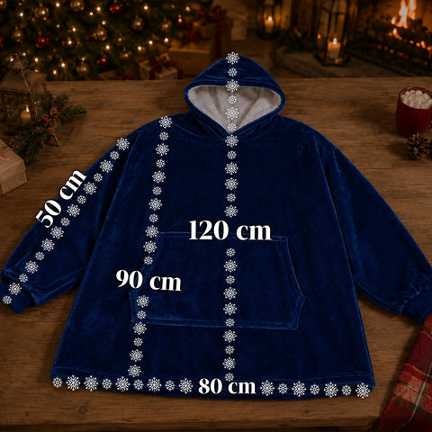 saint joy coperta con maniche e cappuccio felpa coperta oversize 2 colori ean 8050043128386