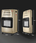 wintem buddy stufa a gas pieghevole potenza 42kw con 3 livelli di riscaldamento ean 8052286432039