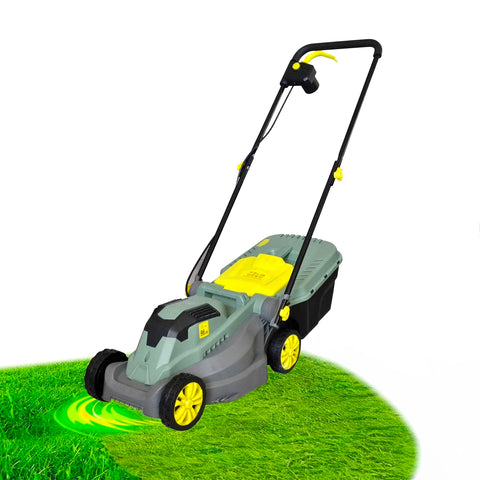 Elektromos fűnyíró 30 l-es gyűjtőtartállyal és 14 cm-es kerekekkel, 230 V - 50 Hz, 1200 W