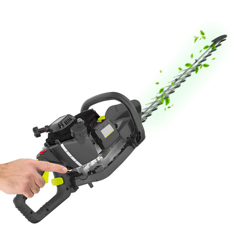 Benzinmotoros sövénynyíró 56 cm-es acél pengével, 650 W