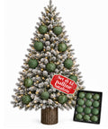 saint joy palline di natale set 12 pezzi a8 cm stile antico 2 colori ean 8050043128263