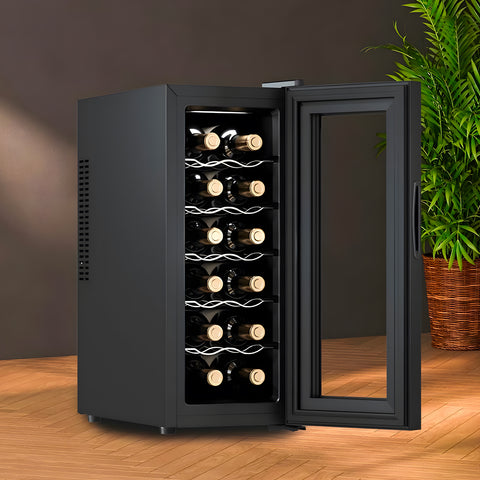 Cantinetta vino frigo 12 bottiglie 32L con display touch – foto 2