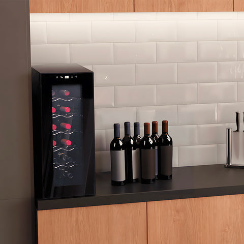 Cantinetta vino frigo 12 bottiglie 32L con display touch – foto 3
