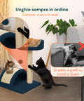puppy lovers tiragraffi per gatti 50 cm con arco in sisal e gioco pendente ean 8054806950641