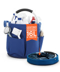 Secchiello Pieghevole Multiuso 16L con Tasche – Salvaspazio e Resistente
