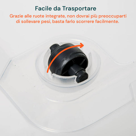 garden friend scatola salvaspazio 65l con coperchio ruote e chiusura ermetica ean 8023755054168
