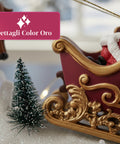 saint joy giostra natalizia con luci led musica e movimento l29xp6xh29cm ean 8053482251882