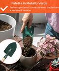 zendea set giardinaggio 6 pezzi con borsa 30x20x15cm e guanti completo per esterni ean 8015361456313