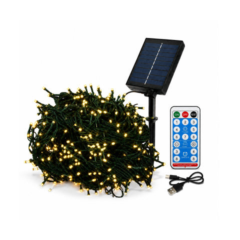 saint joy luci natalizie da esterno solari con telecomando 4 lunghezze ean 8050043128454