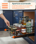 avilia home cestello estraibile cucina per dispensa e sottolavello in metallo ean 8052879011085