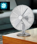 Ventilatore da tavolo in metallo 40 cm a 4 pale – foto 5
