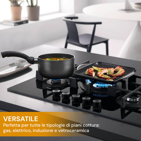 pensofal casseruola in alluminio con rivestimento antiaderente 20cm ean 8020173085200