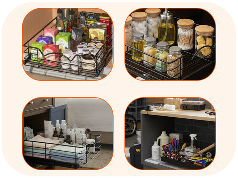 avilia home cestello estraibile cucina per dispensa e sottolavello in metallo ean 8052879011085