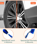 daimann kit pulizia auto professionale con 16 pezzi in morbido tessuto chenille ean 8056590070321