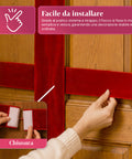 saint joy fiocco natalizio xxl effetto velluto con nastro decorativo 430x200 cm ean 8050043128119