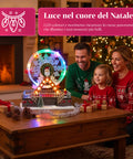 saint joy ruota panoramica natalizia joywheel con luci led movimento e musica ean 8050043127433