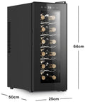 Cantinetta vino frigo 12 bottiglie 32L con display touch – foto 6
