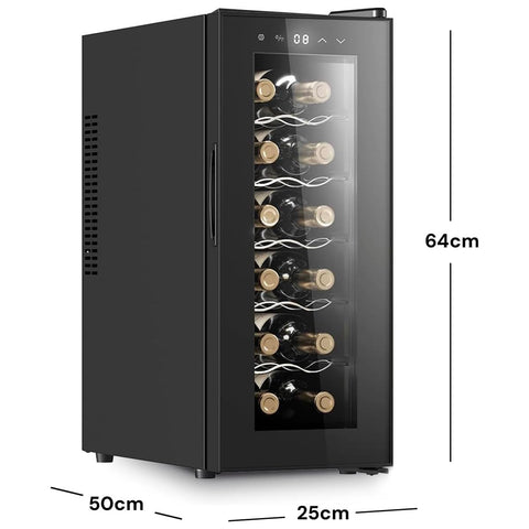 Cantinetta vino frigo 12 bottiglie 32L con display touch – foto 6