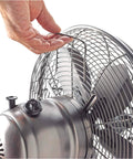 Ventilatore da tavolo in metallo 40 cm a 4 pale – foto 7