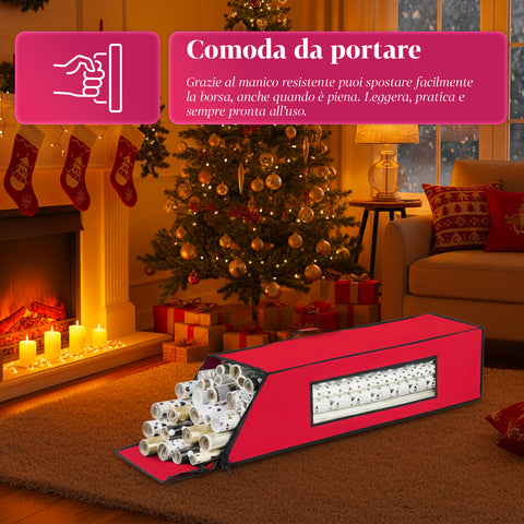saint joy borsa porta carta regalo con zip e finestra trasparente in tessuto oxford ean 8050043127532