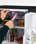 Mini frigo 48L con freezer 5L nero in metallo – foto 5