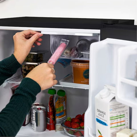Mini frigo 48L con freezer 5L nero in metallo – foto 5