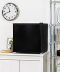 Mini frigo 48L con freezer 5L nero in metallo – foto 6