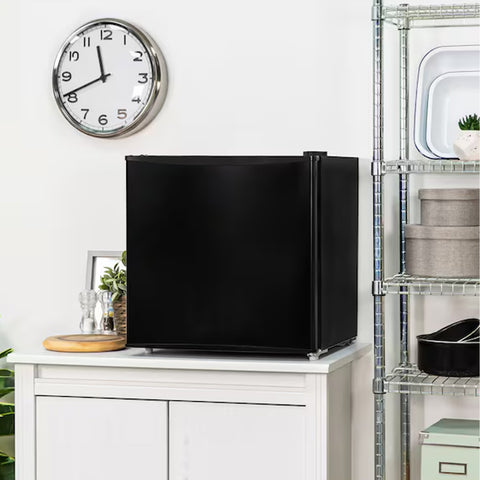Mini frigo 48L con freezer 5L nero in metallo – foto 6