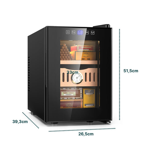 Umidificatore per sigari mini frigo 18L con 2 mensole – foto 8