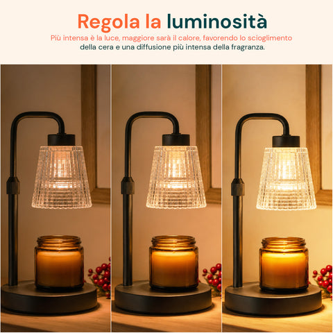avilia home lampada scaldacandele con timer dimmerabile e altezza regolabile ean 8052879014871