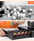 avilia home organizer capsule caffe 1 cassetto nero elegante capienza 50 capsule ean 8052879011023