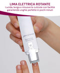 Lima elettrica rotante per unghie: lucida, leviga e rimuove cuticole con facilità per manicure e pedicure perfette