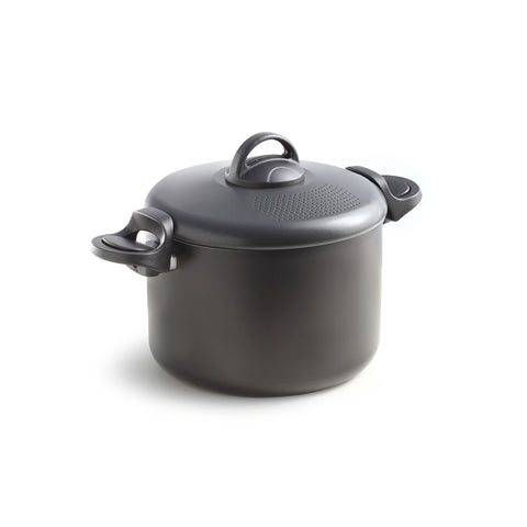 Tapadásmentes alumínium főzőedény szűrőbetéttel, 22 cm, 5 l