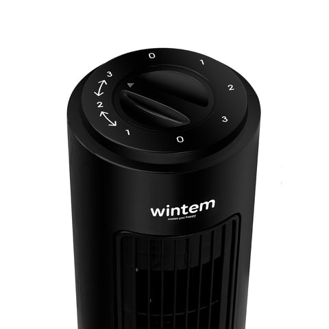 Wintem Ventilatore Colonna 50W con 3 Velocità di Ventilazione, Movimento Oscillante e Design Compatto Ean-8052286430776