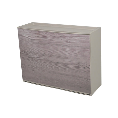 IML Wood fali cipőtartó, 16x51,5x39cm, galambszürke