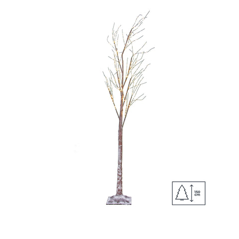 Karácsonyfa ágakkal és 210 LED-fénnyel, 150 cm