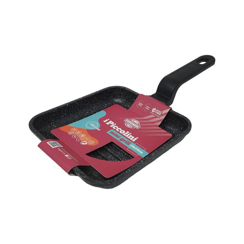 Négyzet alakú indukciós minigrill 14x14cm